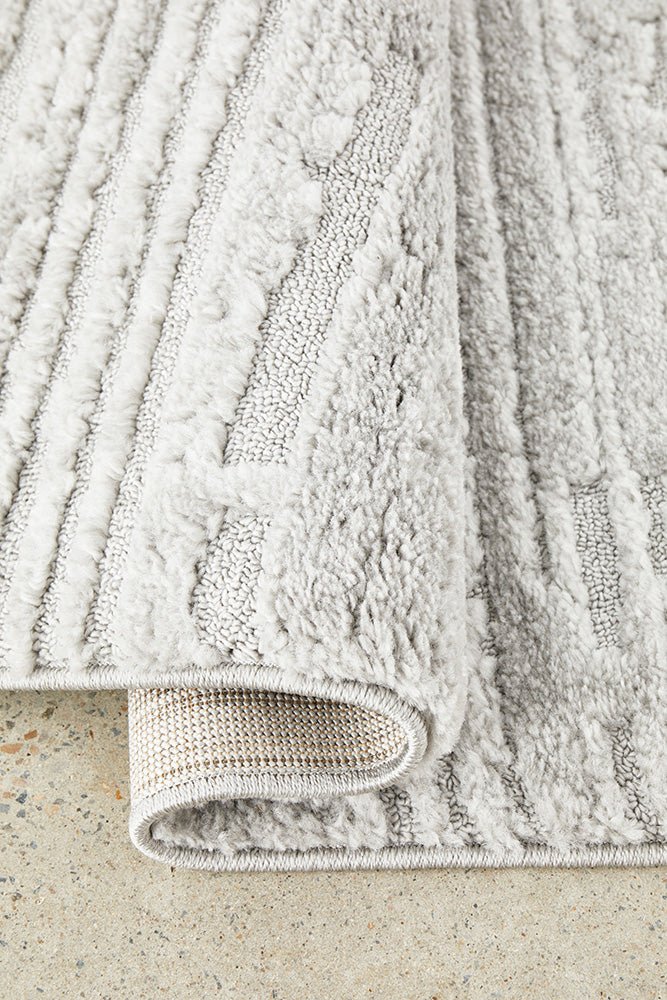 Serenade Ezra Silver Rug | Luxury home decor and furniture by Home Decor & Co