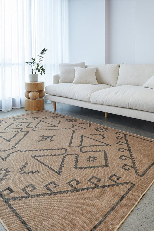 Solar Firuz Natural Washable Rug, view 2