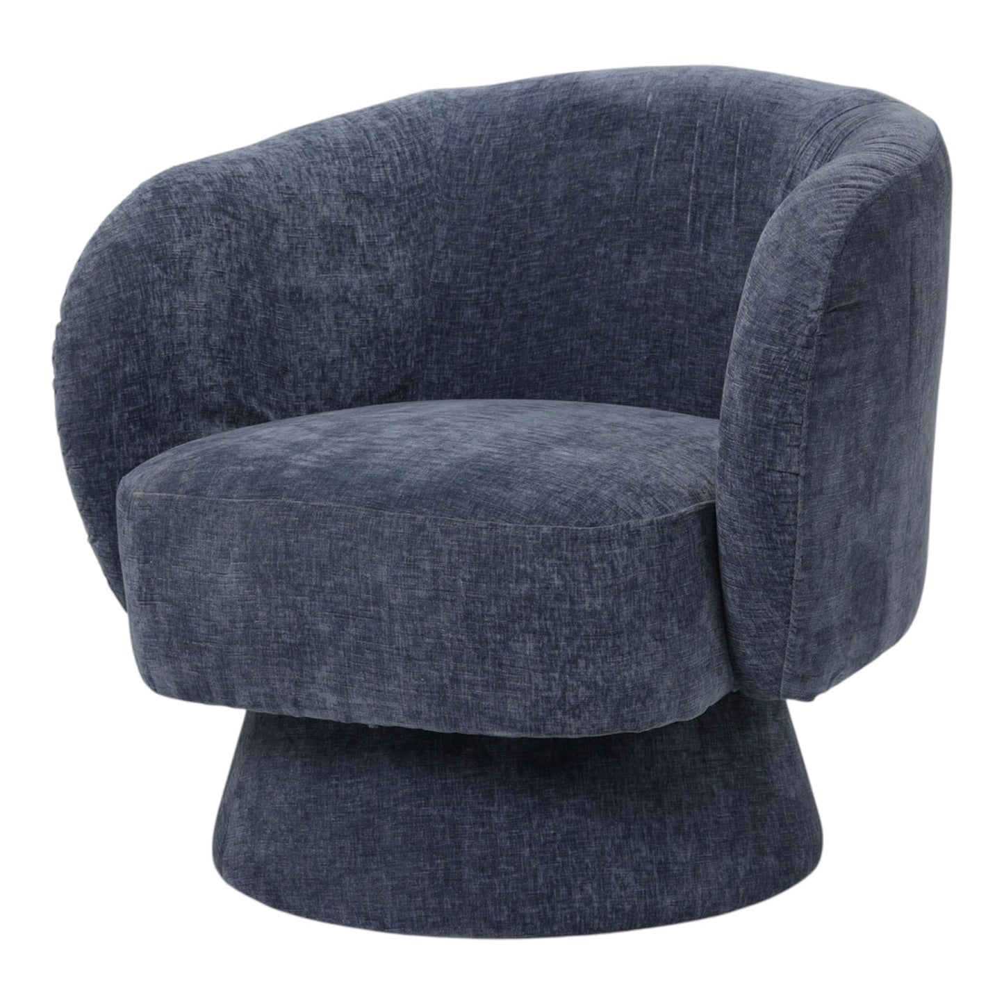 Celine Swivel Armchair – Chenille Denim Blue | Luxury home decor and furniture by Home Decor & Co