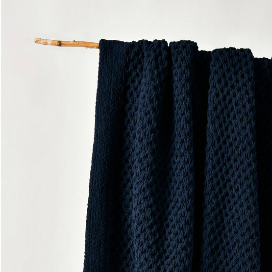 Bianca Sofala Indigo Polyester Chenille Throw Rug 130 x 170 cm | Luxury home decor and furniture by Home Decor & Co