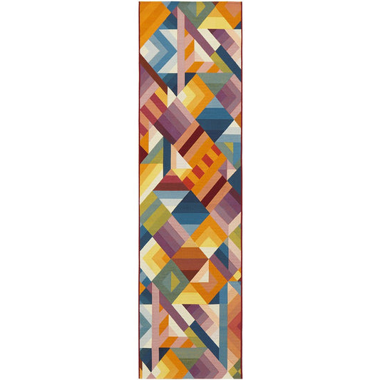 Vista Geo Multi Runner Rug, view 2