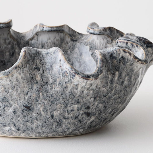 Olbia Bowl Grey Wash, view 2