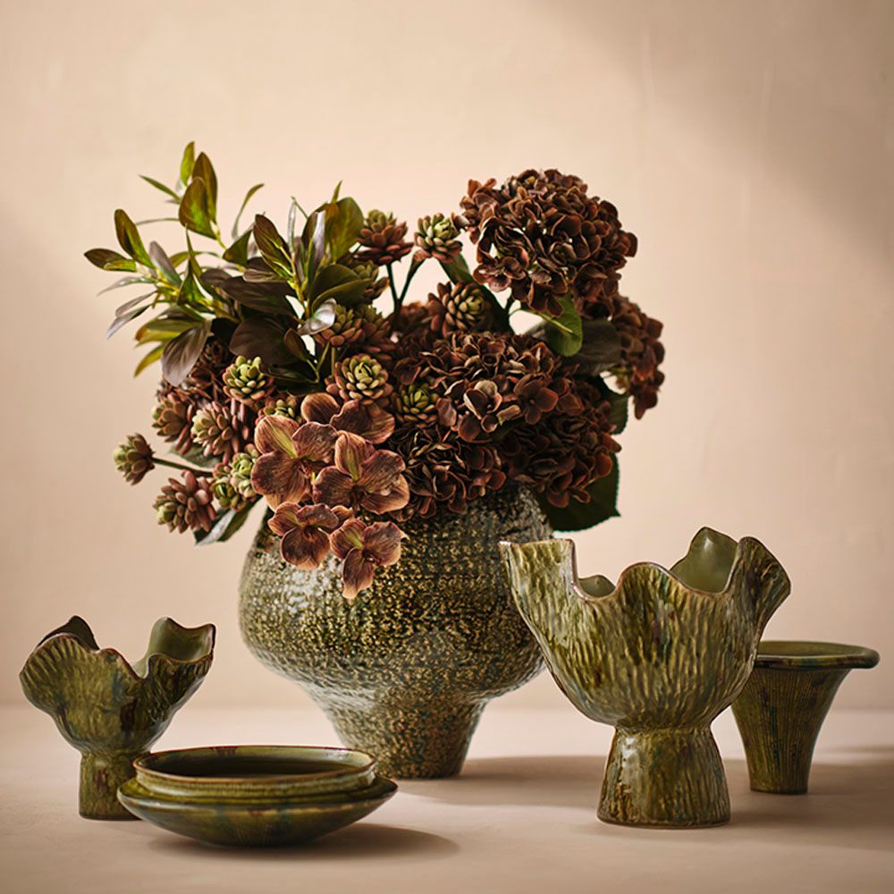 Gathered Vase Frond
