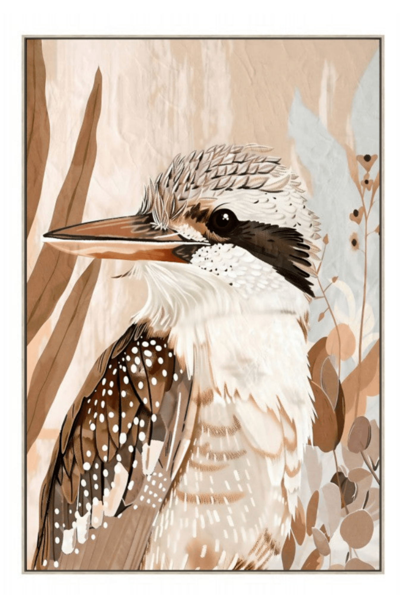 Kookaburra Framed Artwork 120cm | Luxury home decor and furniture by Home Decor & Co