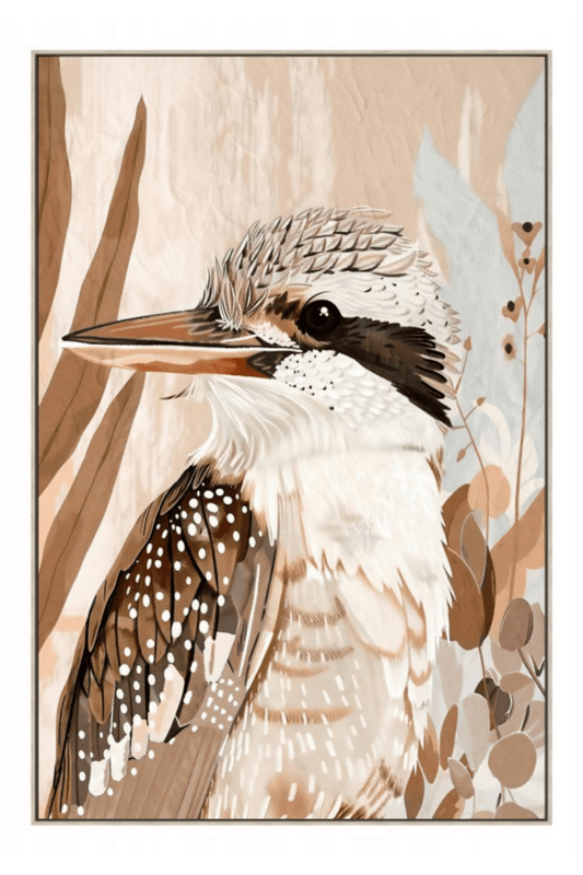Kookaburra Framed Artwork 120cm | Luxury home decor and furniture by Home Decor & Co