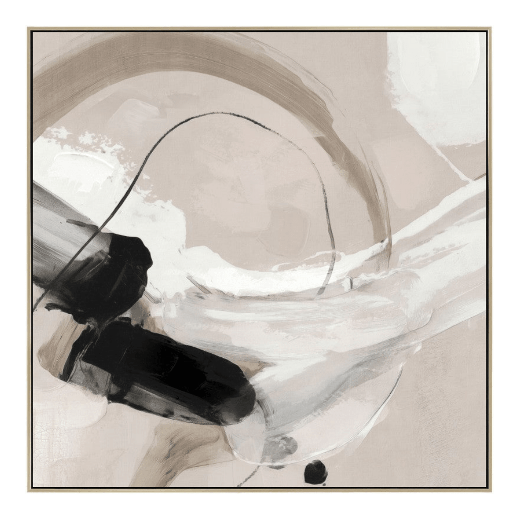 Neutral Tones Framed Artwork 80cm | Luxury home decor and furniture by Home Decor & Co