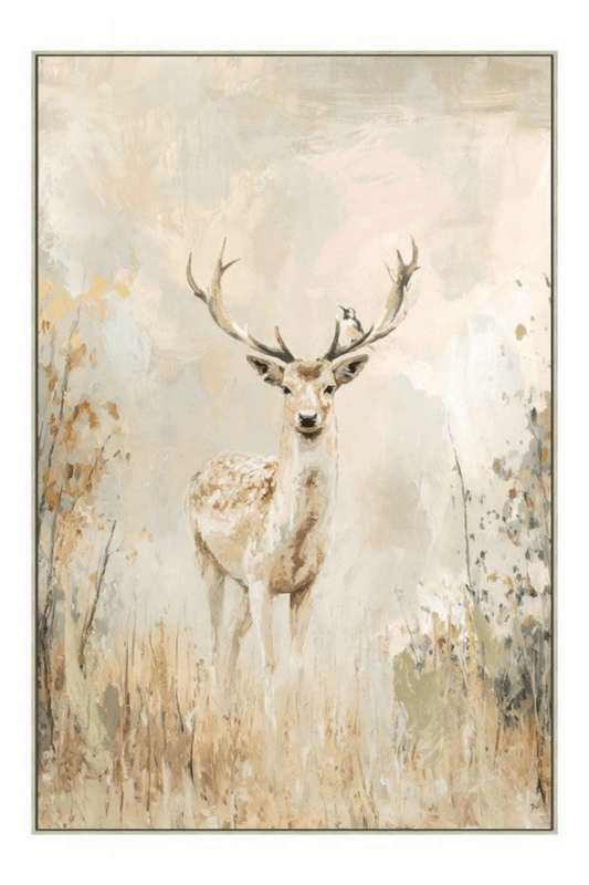 Deer Oh Deer Framed Artwork 120cm | Luxury home decor and furniture by Home Decor & Co
