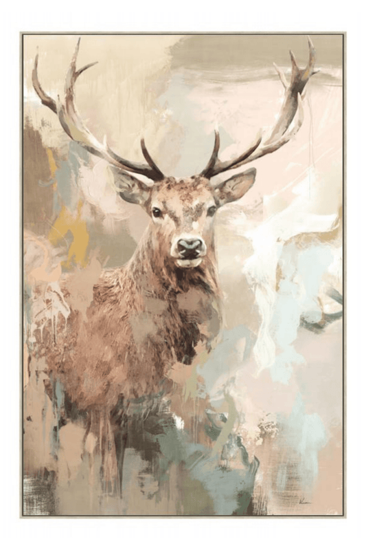 Hulio Deer Framed Canvas 80x120cm | Luxury home decor and furniture by Home Decor & Co