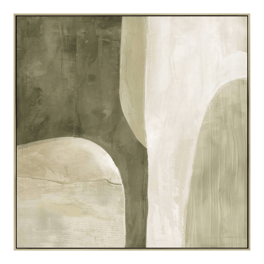 Green Abstract Framed Artwork 80cm | Luxury home decor and furniture by Home Decor & Co