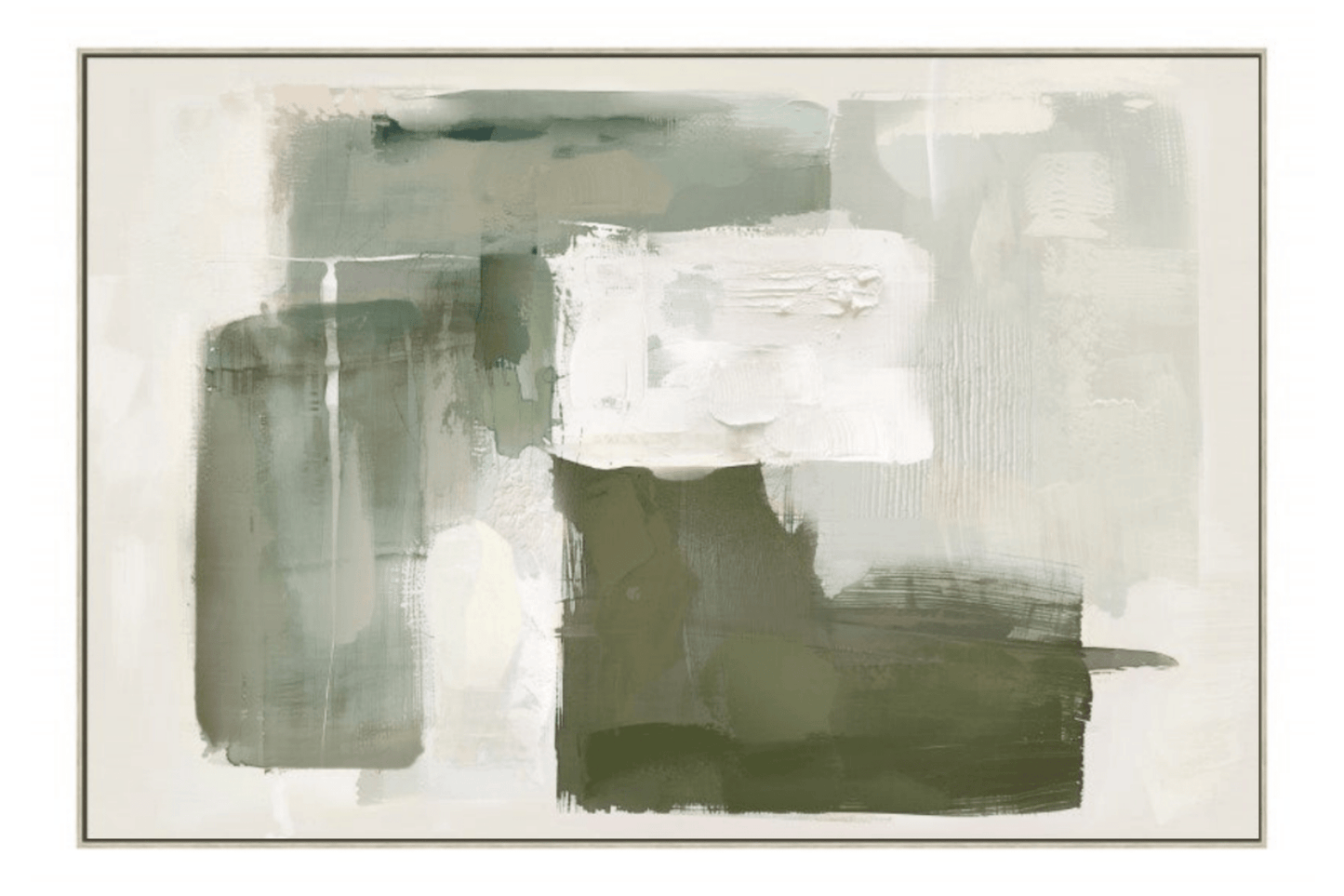 Moss And Granite Framed Artwork 120cm | Luxury home decor and furniture by Home Decor & Co