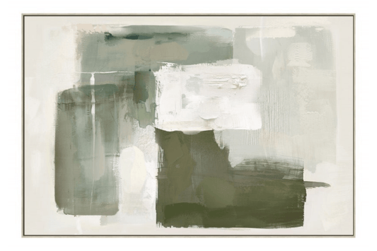 Moss And Granite Framed Artwork 120cm, view 2