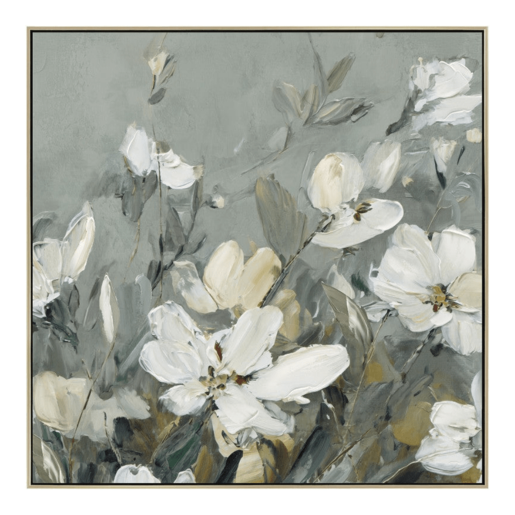 Summer Flowers Framed Artwork 80cm | Luxury home decor and furniture by Home Decor & Co