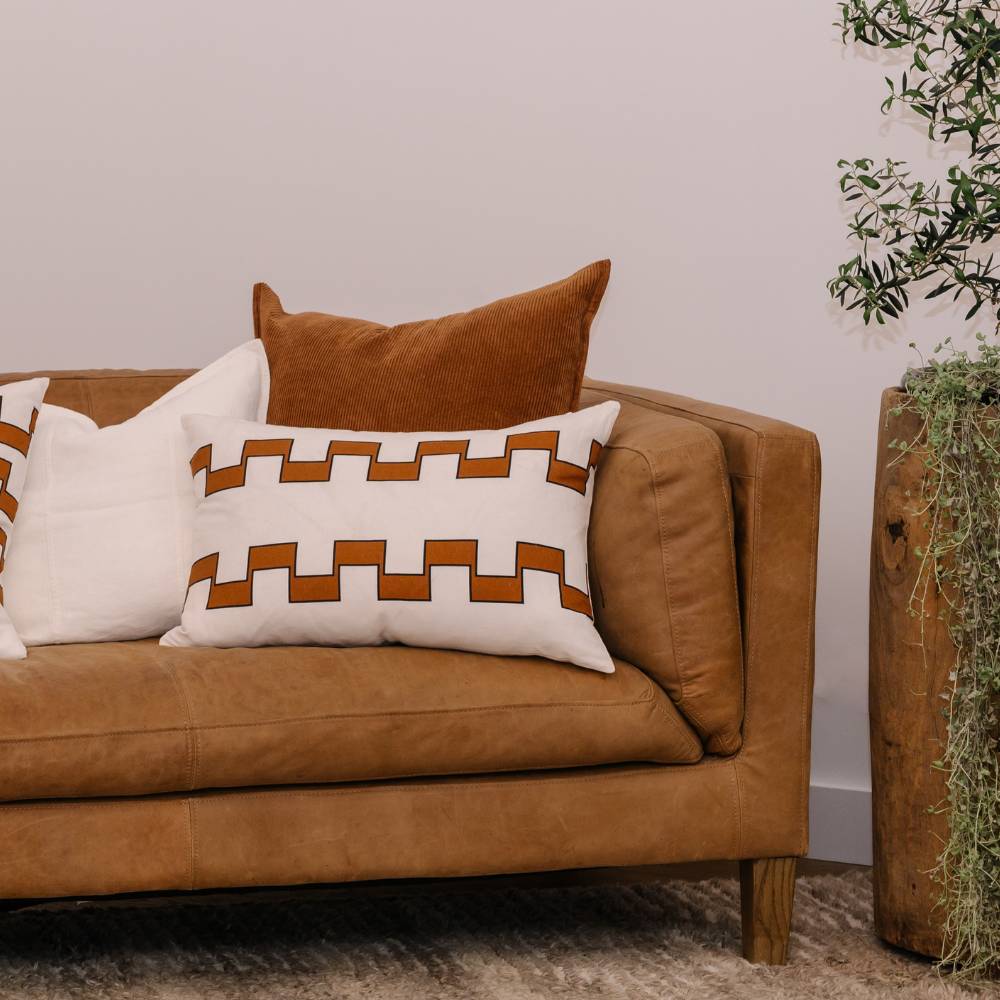 Hudson Corduroy Cushion - Nutmeg | Luxury home decor and furniture by Home Decor & Co