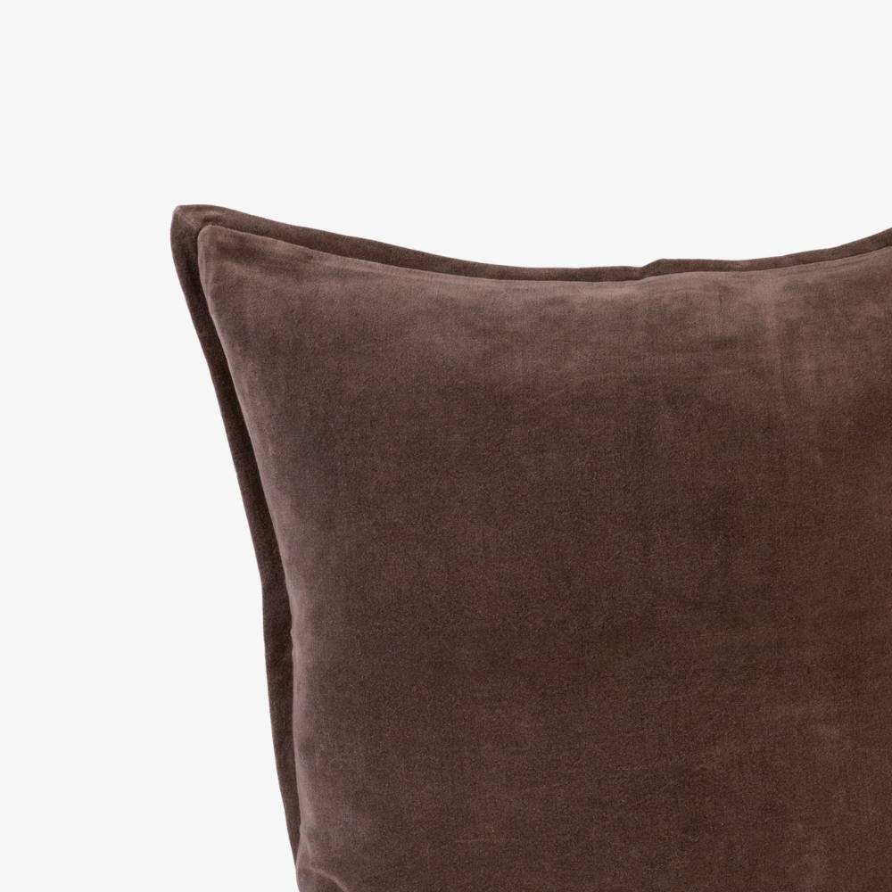 Evelyn Velvet Cushion - Mink | Luxury home decor and furniture by Home Decor & Co