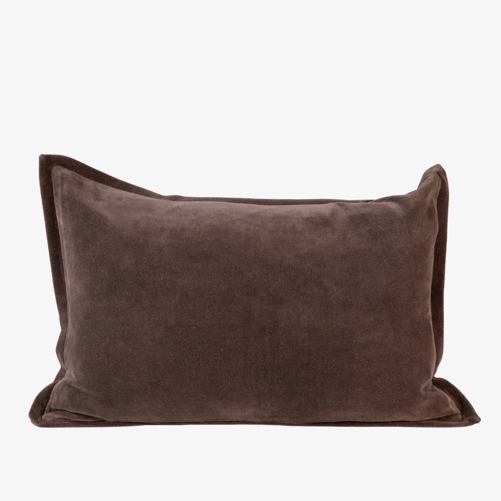 Evelyn Velvet Cushion - Mink | Luxury home decor and furniture by Home Decor & Co