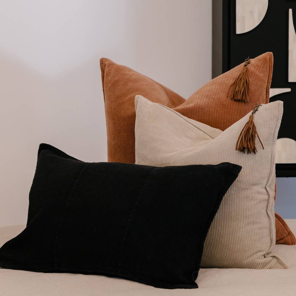 Hudson Corduroy Cushion - Clay | Luxury home decor and furniture by Home Decor & Co