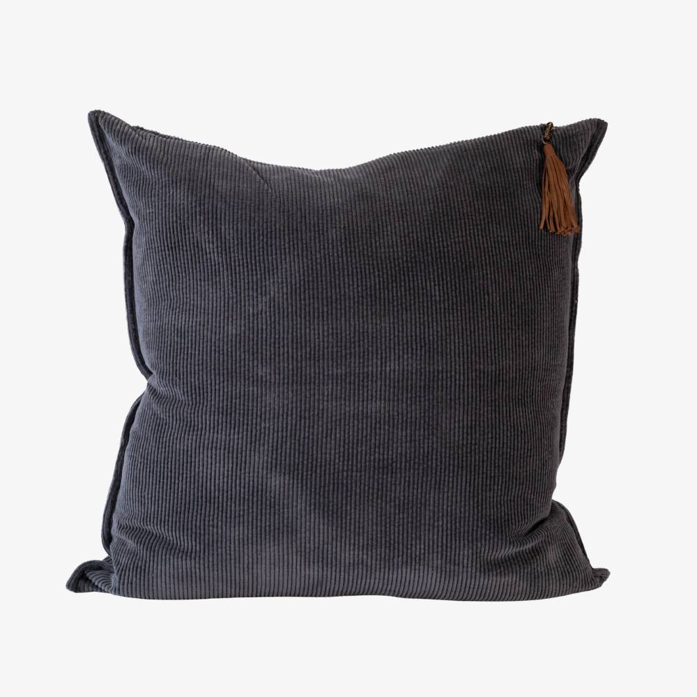 Hudson Corduroy Cushion - Midnight | Luxury home decor and furniture by Home Decor & Co