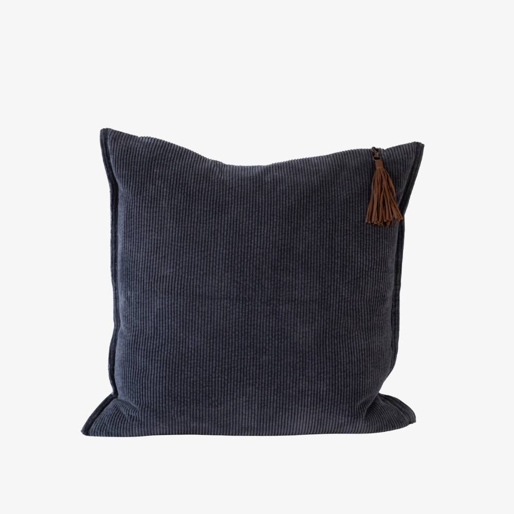 Hudson Corduroy Cushion - Midnight | Luxury home decor and furniture by Home Decor & Co