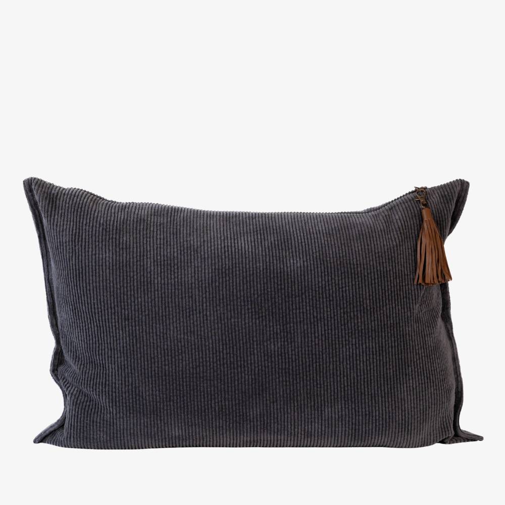Hudson Corduroy Cushion - Midnight | Luxury home decor and furniture by Home Decor & Co