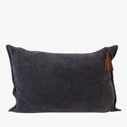Hudson Corduroy Cushion - Midnight | Luxury home decor and furniture by Home Decor & Co