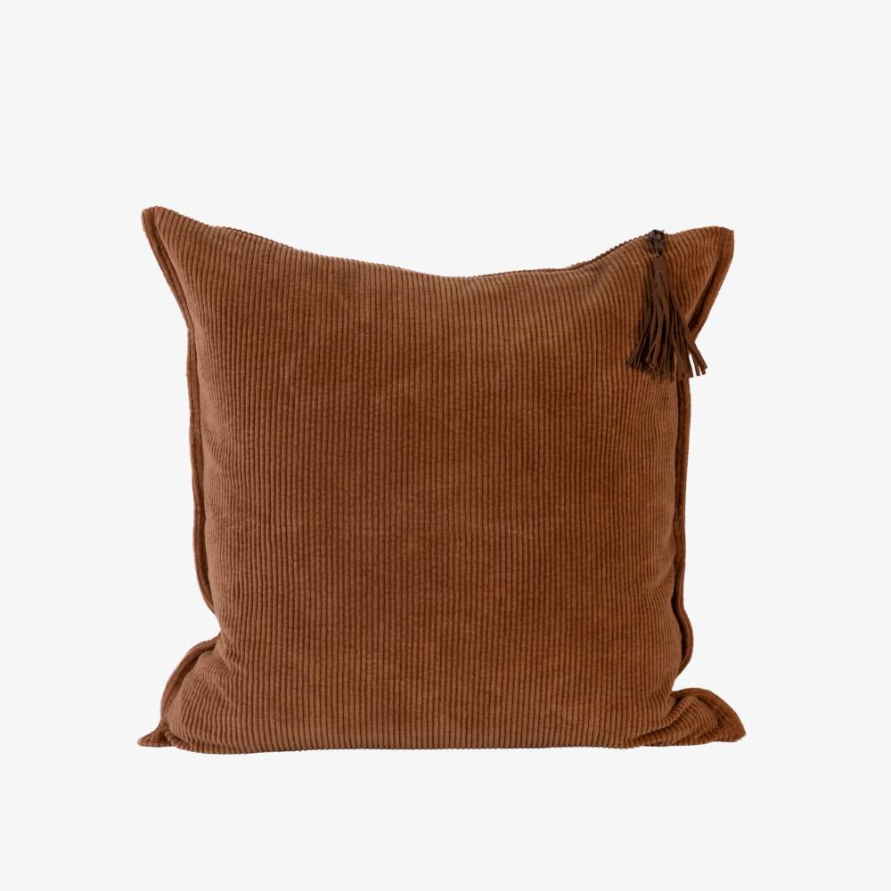 Hudson Corduroy Cushion - Nutmeg | Luxury home decor and furniture by Home Decor & Co