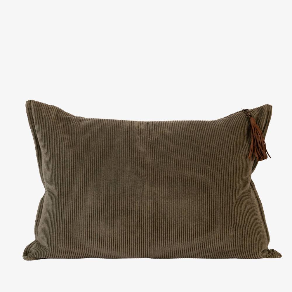 Hudson Corduroy Cushion - Moss Green | Luxury home decor and furniture by Home Decor & Co