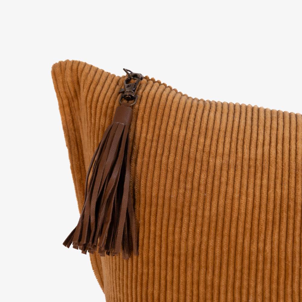 Hudson Corduroy Cushion - Mustard | Luxury home decor and furniture by Home Decor & Co