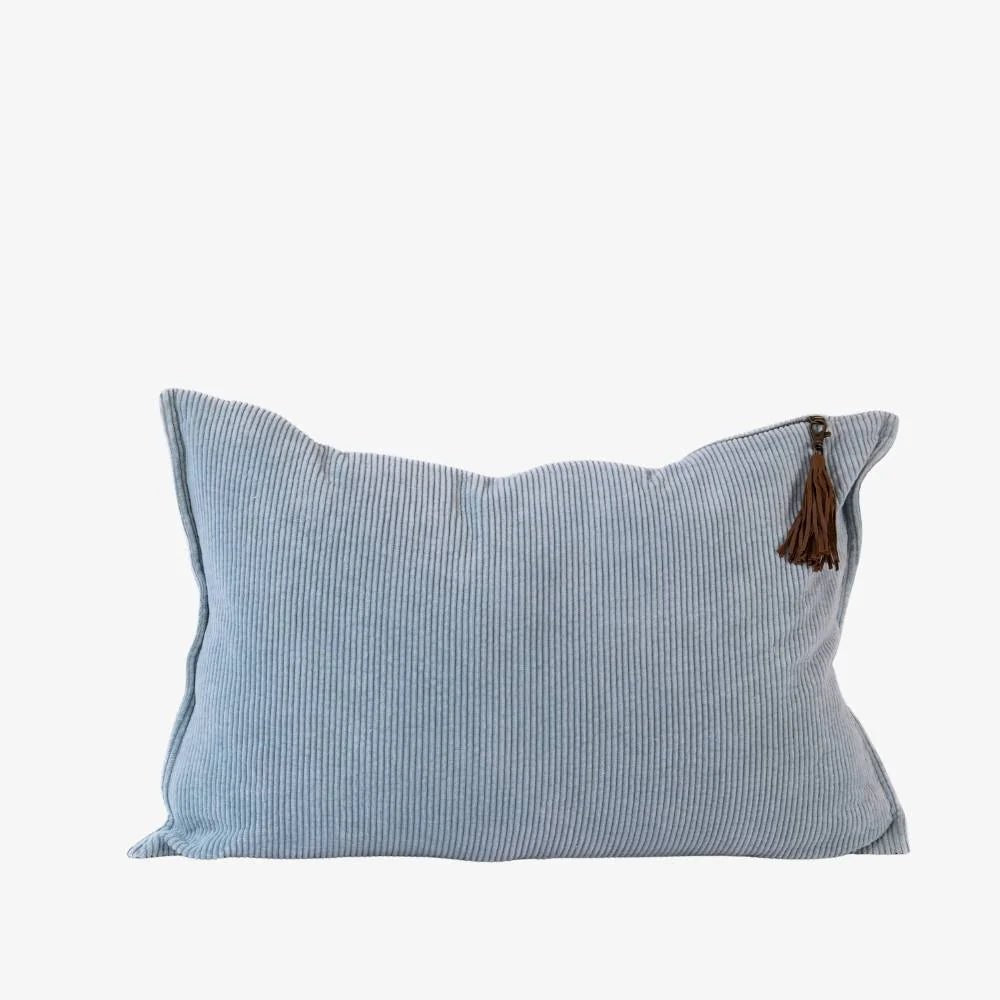 Hudson Corduroy Cushion - Soft Blue | Luxury home decor and furniture by Home Decor & Co
