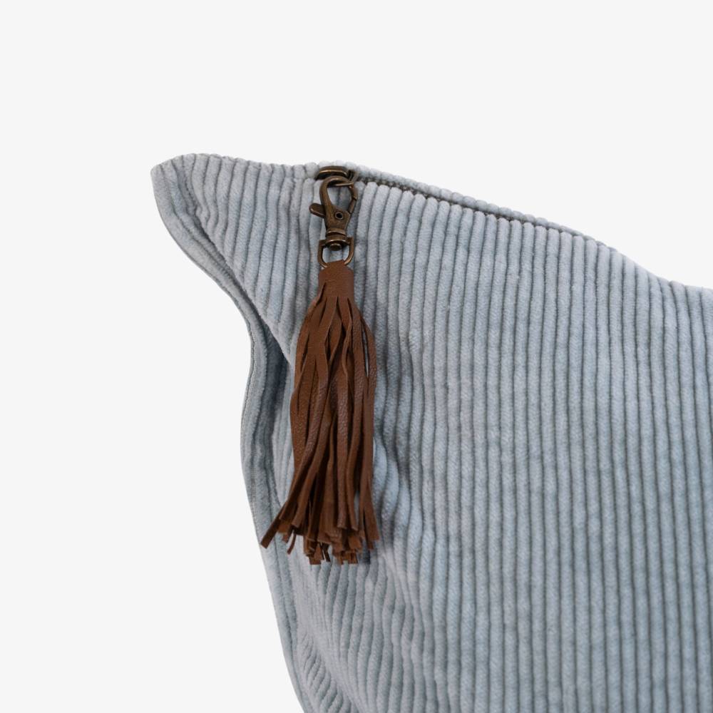 Hudson Corduroy Cushion - Soft Blue | Luxury home decor and furniture by Home Decor & Co