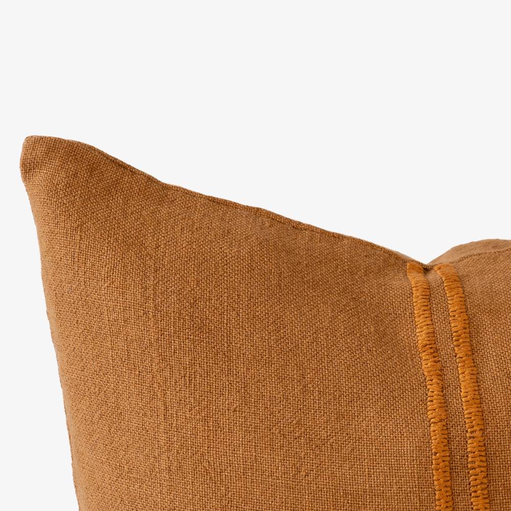 Orion Linen Cushion - Mustard/Mustard | Luxury home decor and furniture by Home Decor & Co
