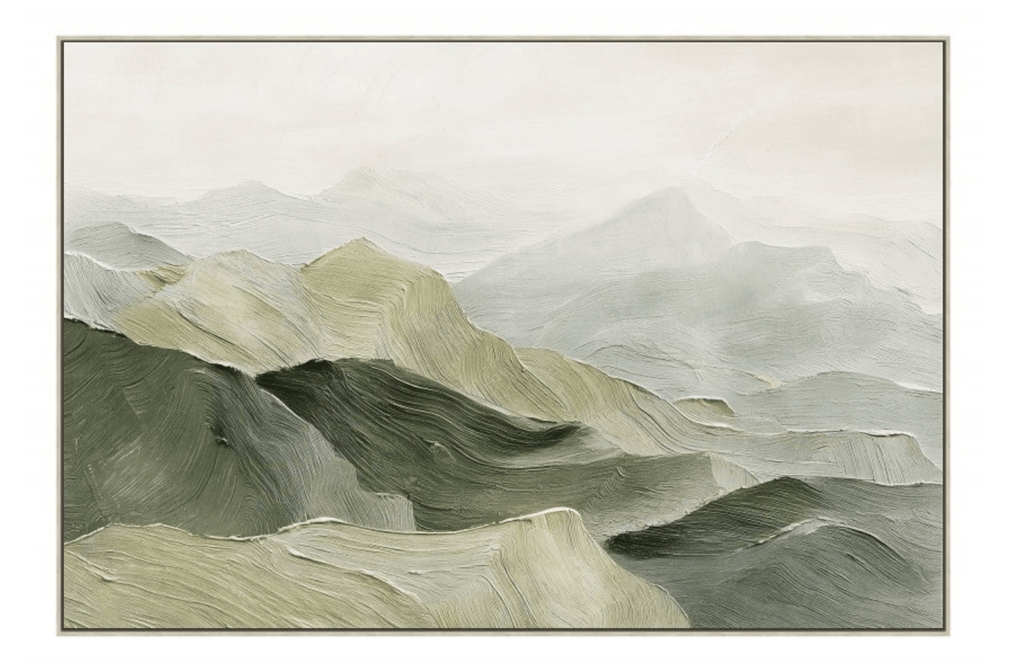 Misty Mountain Framed Artwork 120cm | Luxury home decor and furniture by Home Decor & Co