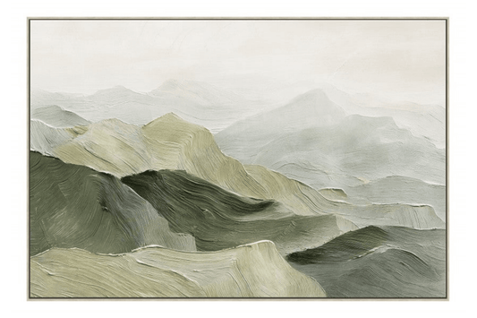 Misty Mountain Framed Artwork 120cm | Luxury home decor and furniture by Home Decor & Co
