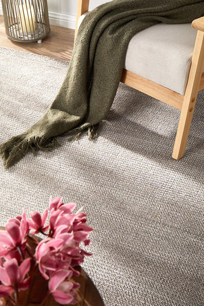 Allure Stone Cotton Rayon Rug, view 3