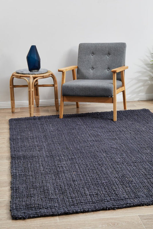 Atrium Barker Navy Rug | Luxury home decor and furniture by Home Decor & Co
