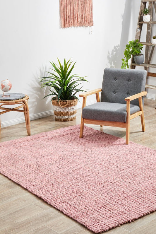 Atrium Barker Pink Rug, view 2