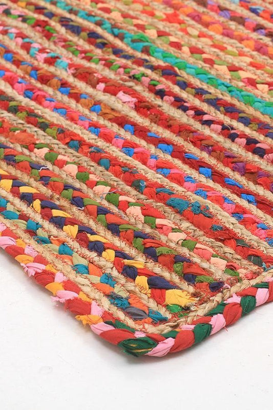 Atrium Expo Jute and Cotton Rug Multi | Luxury home decor and furniture by Home Decor & Co