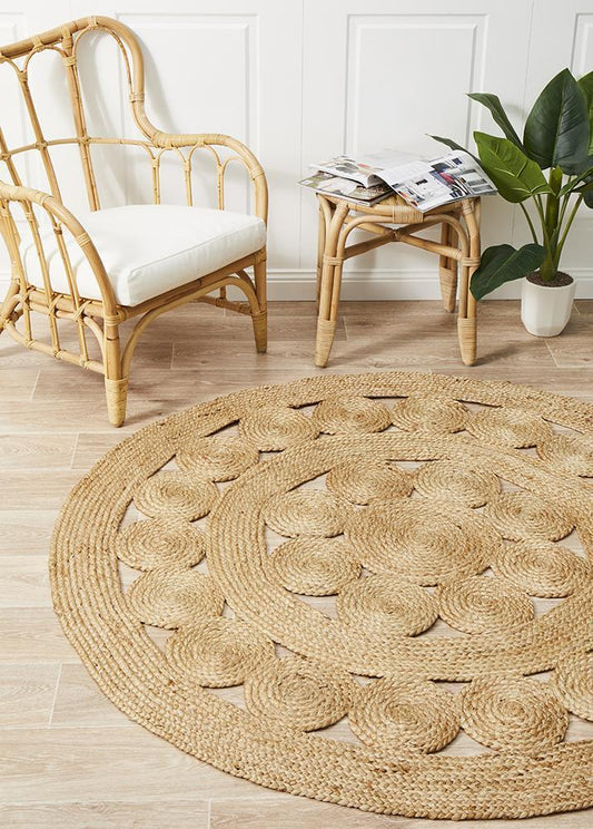 Atrium Pilu Natural Rug | Luxury home decor and furniture by Home Decor & Co