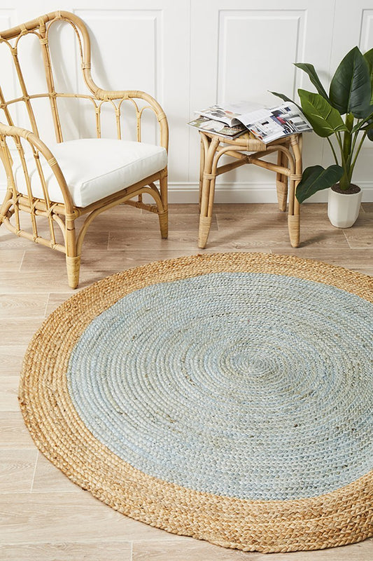 Atrium Polo Round Blue | Luxury home decor and furniture by Home Decor & Co