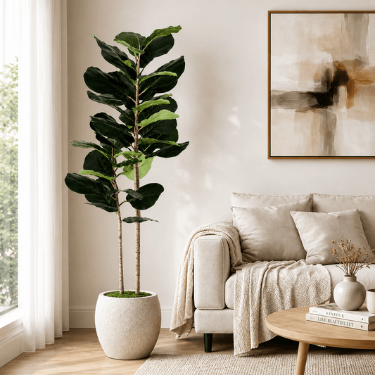 Artificial Fiddle Tree 150cm High | Luxury home decor and furniture by Home Decor & Co
