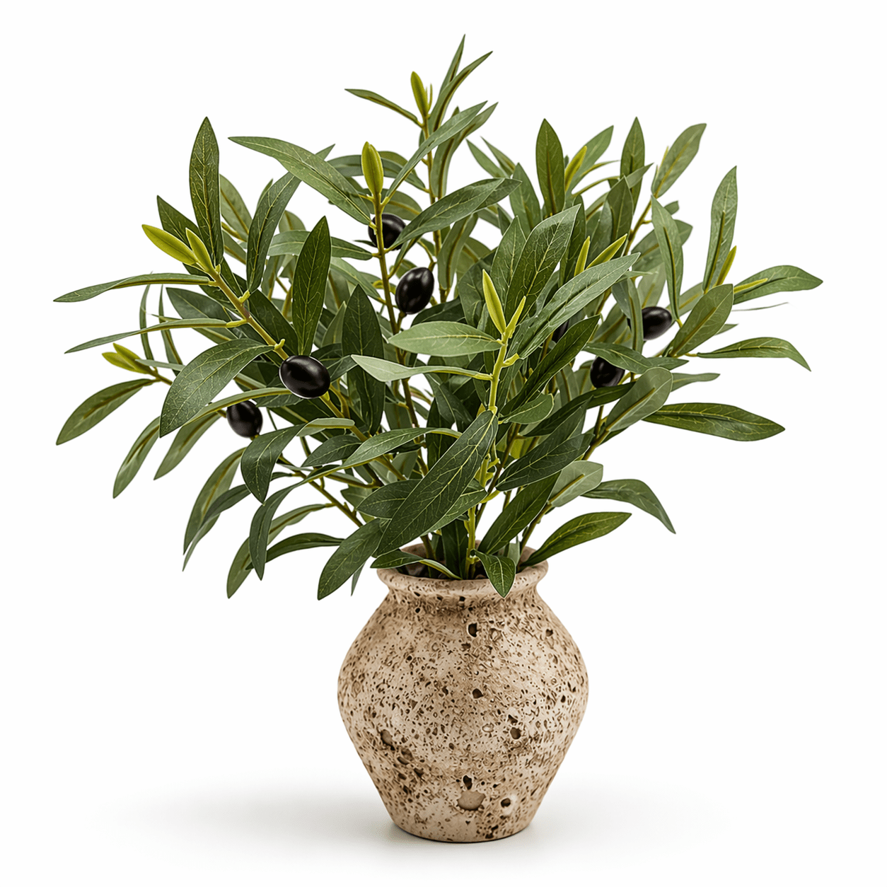 Artificial Olive Branches in Ceramic Pot 49cm | Luxury home decor and furniture by Home Decor & Co