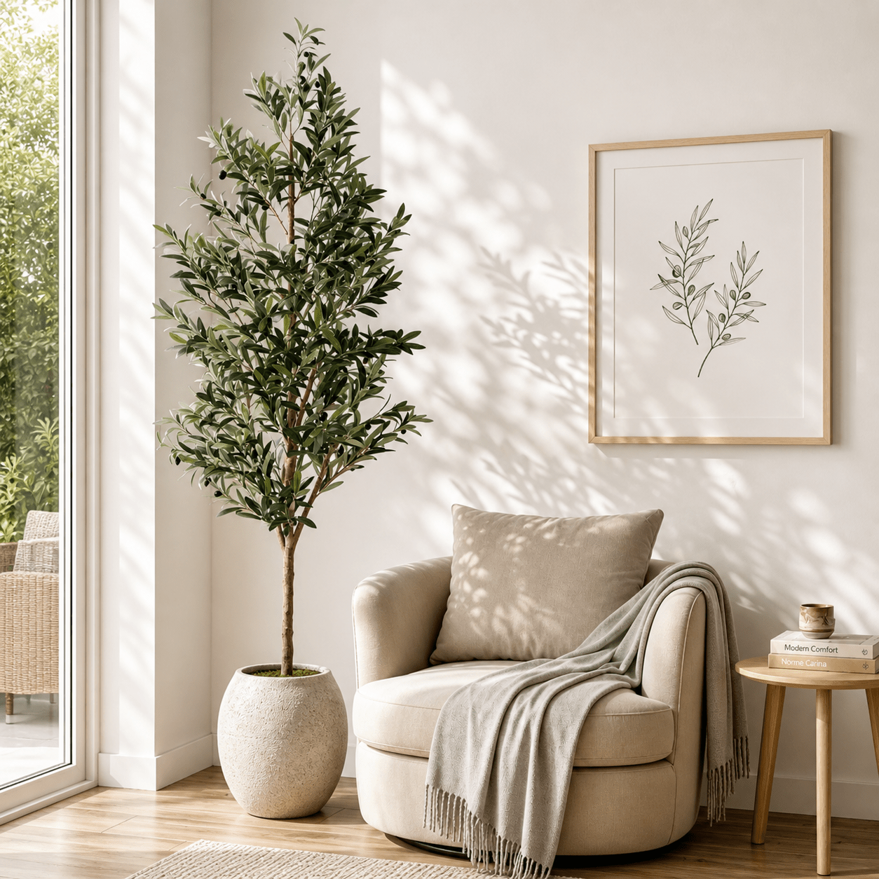 Artificial Olive Tree 210cm High | Luxury home decor and furniture by Home Decor & Co
