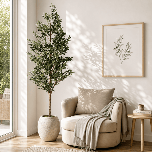 Artificial Olive Tree 210cm High | Luxury home decor and furniture by Home Decor & Co