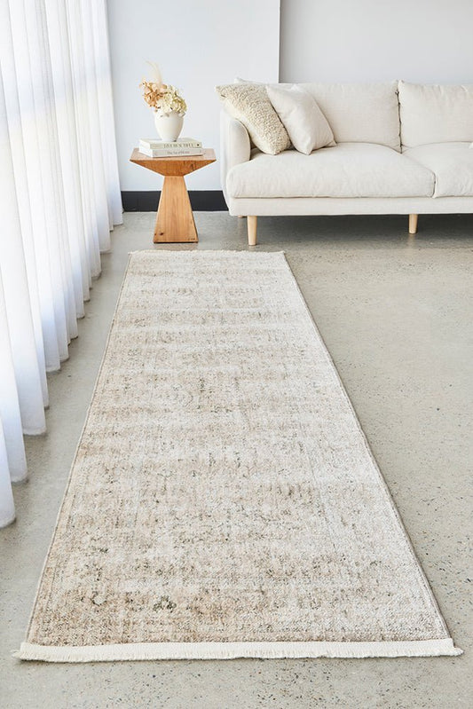 Bodrum Della Natural Runner Rug, view 2