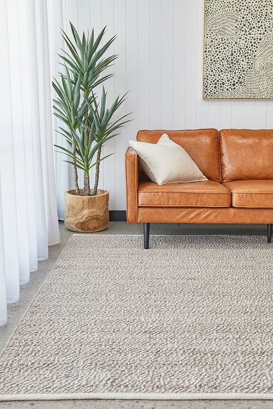 Boucle Natural Rug, view 2