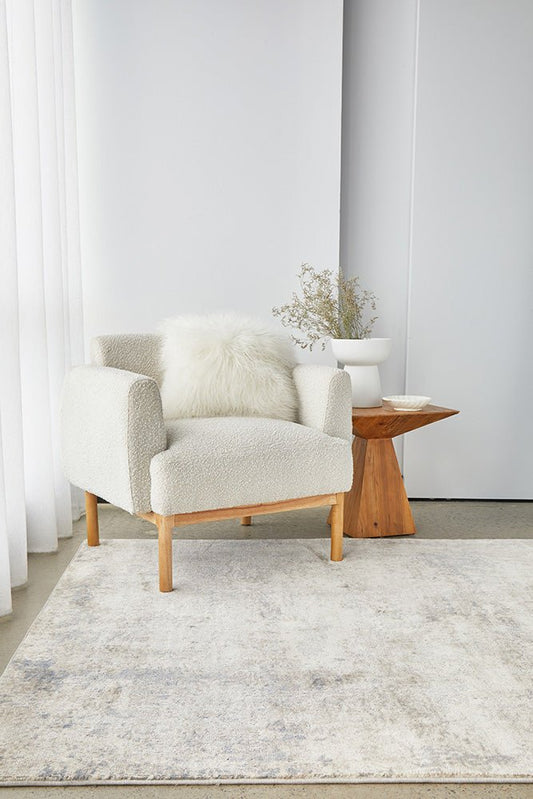 Bronte Aldo Sky Rug | Luxury home decor and furniture by Home Decor & Co