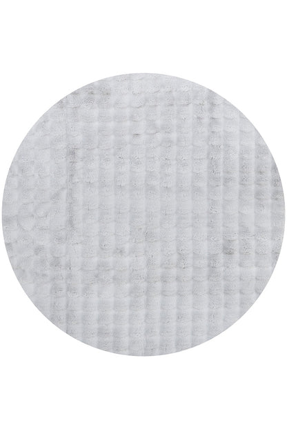 Bubble Silver - Machine Washable Rug, 100X100CM, view 9
