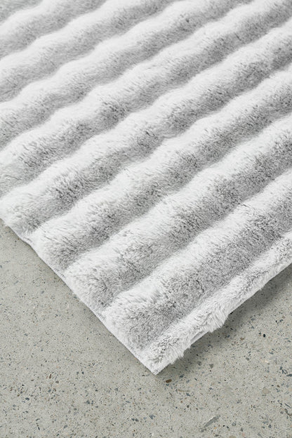 Bubble Silver - Machine Washable Rug, view 7