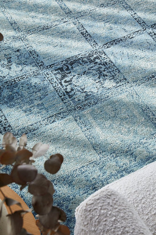 Calypso Collection 6106 Blue Rug, view 2