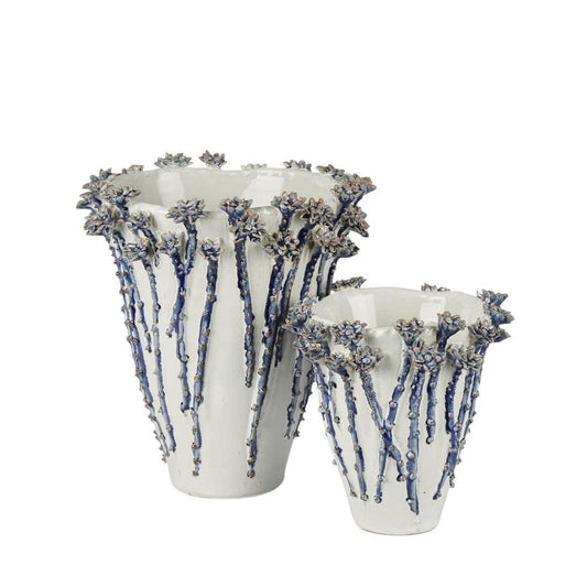 Jardin Vase Small Blue | Luxury home decor and furniture by Home Decor & Co