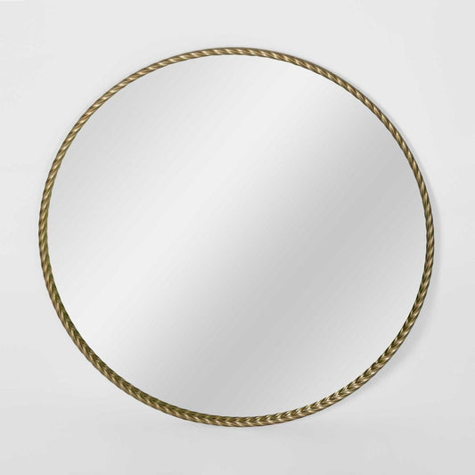 Palais Round Mirror Large Gold | Luxury home decor and furniture by Home Decor & Co